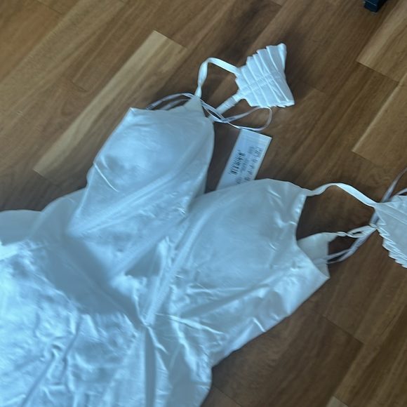 NWT ANDREA IYAMAH Vola Maxi Dress in Ivory - instermech.com